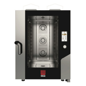 Tecnoeka Forno a Gas Combinato a Convezione - Gastronomia - 10 Teglie GN2/1 - con Touch S