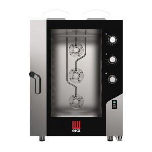 Tecnoeka Forno a Gas Combinato a Convezione - Bakery e Pastry - N° 10 Teglie 60 x 40 - Di