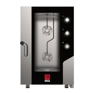 Tecnoeka Forno Elettrico a Convezione Combinato - Gastronomia - 11 Teglie GN1/1 - Diverse