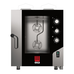 Tecnoeka Forno a Gas Combinato a Convezione - Gastronomia - 7 Teglie GN1/1 - Diverse Vers
