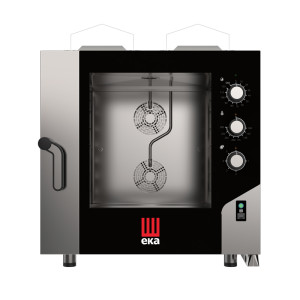 Tecnoeka Forno a Gas Combinato a Convezione - Bakery e Pastry - N° 6 Teglie 60 x 40 - Div