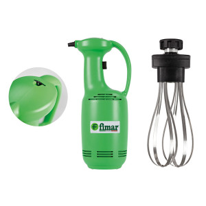 FIMAR Mixer con Frusta - Blocco Motore Watt 400 Watt per Mixer MX40 + Frusta Cm 35