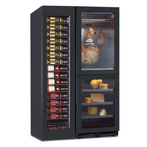 Klimaitalia Armadio Refrigerato per Vini Salumi e Formaggi NORCIA290-3T - Tripla Temperatura