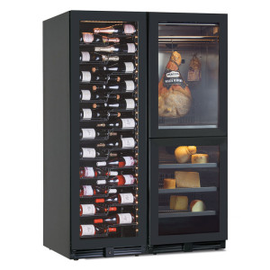 Klimaitalia Armadio Refrigerato per Vini Salumi e Formaggi NORCIA360-3T - Tripla Temperatura