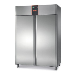 Tecnodom Armadio Refrigerato Perfekt Doppia Anta con Set Cremagliere in Acciaio Inox - CL