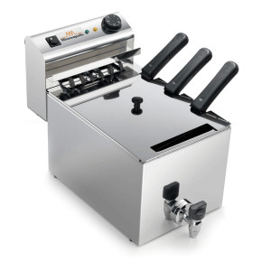 Sirman Cuocipasta Elettrico da Banco PASTI10 - Capacità Vasca lt 8 - N° 3 Cestelli Maxi