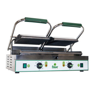 FIMAR Piastra Elettrica Doppia - Piano Misto in Ghisa Cm 48 x 23