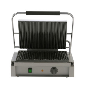 Attrezzature Professionali Piastra da Banco in Vetroceramica VTR-MR - Piano Superiore e Inferiore Rigato
