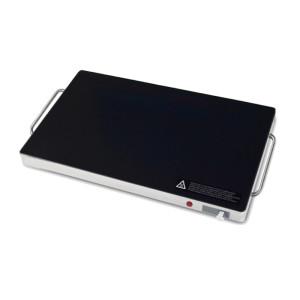 Attrezzature Professionali Piastra Scaldavivande da Banco in Vetro Temperato RDS600