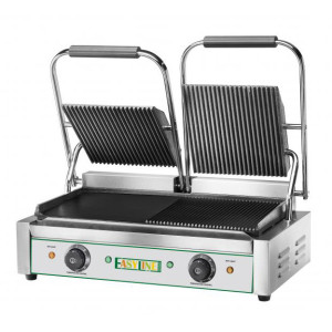 Fimar Easyline Piastra di Cottura Doppia Mista in Ghisa EG-03M