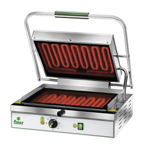 FIMAR Piastra Elettrica in Vetroceramica PV40LL - Piastra Singola Liscia o Rigata