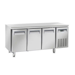 CoolHead Tavolo Refrigerato Ventilato per Gastronomia in Acciaio Inox - N° 3 Porte Autoch