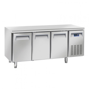 CoolHead Tavolo Refrigerato Ventilato per Pasticceria in Acciaio Inox - N° 3 Porte Autoch