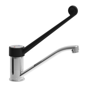 INOX BIM Miscelatore con Leva Clinica, lunghezza cm 20