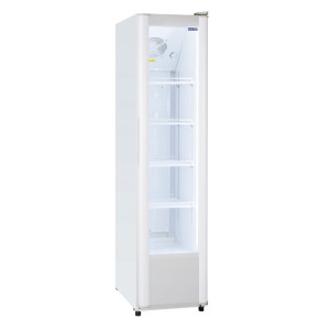 CoolHead Armadio Refrigerato Verticale per Bibite RC300 - Acciaio e Porta Vetro - Capacit