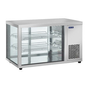 CoolHead Vetrina Refrigerata Ventilata da Banco per Self Service RC910 - Capacità Lt 128