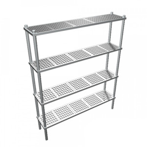 Attrezzature Professionali Scaffalatura per Celle Refrigerate N° 4 Ripiani Profondità Cm 50 - Altezza Cm 20
