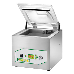 Fimar Easyline Macchina Sottovuoto a Campana SCC250 - Barra Saldante mm 250 - Pompa Vuoto m³/h