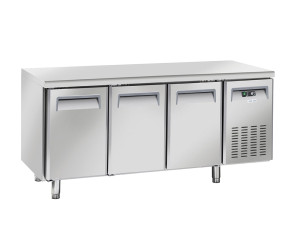 CoolHead Tavolo Congelatore Ventilato per Gastronomia in Acciaio Inox - N° 3 Porte Autoch