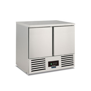Klimaitalia Banco Saladette SF901 in Acciaio Inox a 2 Porte - Smart Link Wifi - Capacità lt