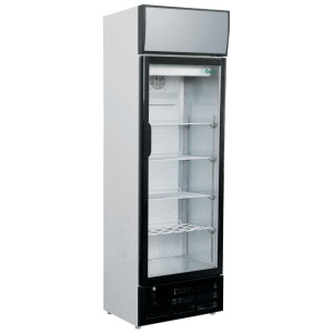 FORCAR Armadio Refrigerato Statico SNACK290SC Porta Singola Vetro - Bibite e Lattine -
