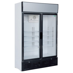 FORCAR Armadio Refrigerato Statico SNACK638L2TNG Doppia Anta - Bibite e Lattine - Capac