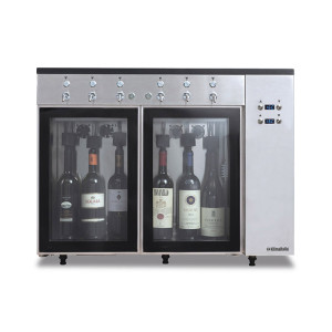 Klimaitalia Azotatrice in Acciaio SOMMELIER6 - Conservazione Bottiglie Vino - Capacità N° 6