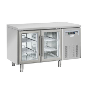 CoolHead Tavolo Refrigerato Ventilato per Gastronomia in Acciaio Inox - N° 2 Porte in Vet