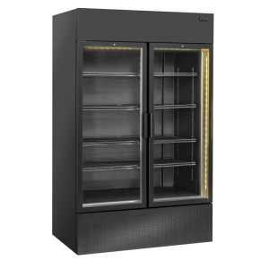 CoolHead Armadio Refrigerato Bibite TKG1000CB - Capacità Lt 1200 - Doppia Porta Vetro e I