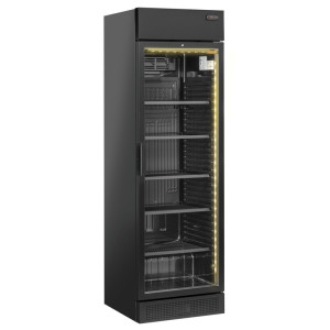 CoolHead Armadio Refrigerato Bibite TKG408CB - Capacità Lt 372 - Porta Vetro e Illuminazi