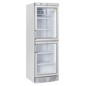CoolHead Vetrina Bibite TMG390 con Doppia Mezza Anta - Capacità Lt 350 - Temp 1° +12°C