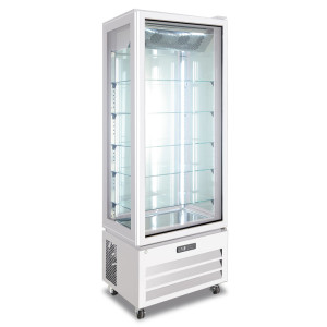 Klimaitalia Frigo Vetrina Pasticceria con Vetri Panoramici - Bianco o Nero - Temp -22° -18°C