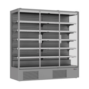 Klimaitalia Armadio Murale Refrigerato - Vetro su 3 Lati e 3 Porte a Battente - Capacità lt