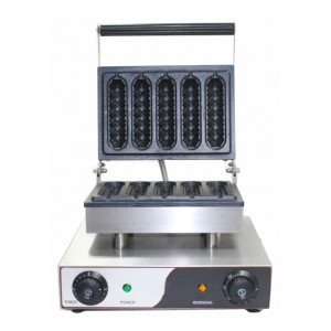 Attrezzature Professionali Piastra Professionale per Waffle Stecco WF2 - Piano di Cottura in Ghisa Cm 27,5