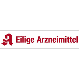 Magnetschild "Eilige Arzneimittel"