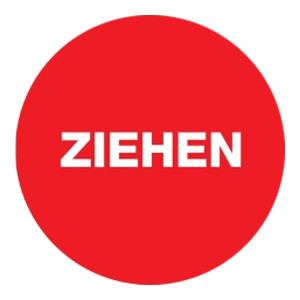 Türetikett / Aufkleber "Ziehen" rot