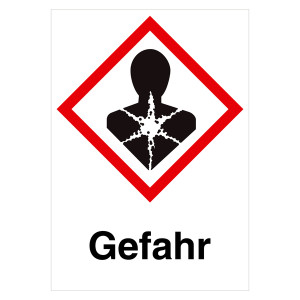 GHS-Symbol Gesundheitsschädlich - Gefahr