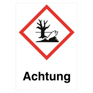 GHS-Symbol Umwelt - Achtung