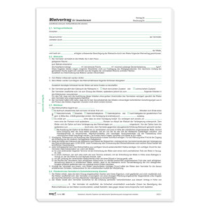 Mietvertrag für Gewerberäume 6 Seiten DIN A4