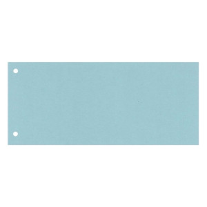 Q-Connect Trennstreifen - 190 g/qm Karton, blau, 100 Stück