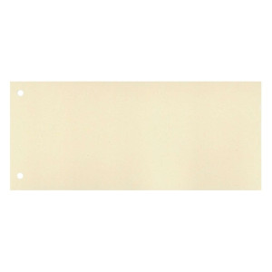 Q-Connect Trennstreifen - 190 g/qm Karton, chamois, 100 Stück