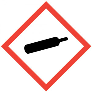 GHS-Symbol 04 Gasflasche - unter Druck stehende Gase