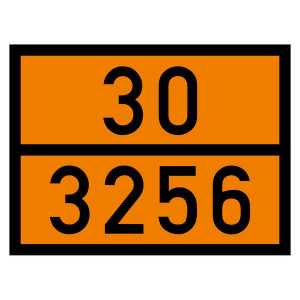 Warntafel 30 3256, orange, 400 x 300 mm