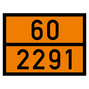 Warntafel 60 2291, orange, 400 x 300 mm