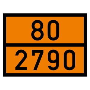 Warntafel 80 2790, orange, 400 x 300 mm