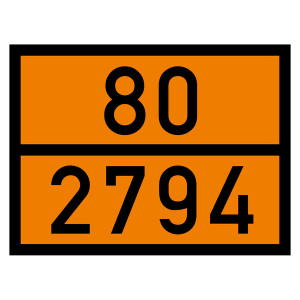 Warntafel 80 2794, orange, 400 x 300 mm