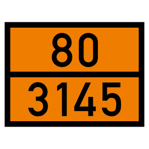 Warntafel 80 3145, orange, 400 x 300 mm