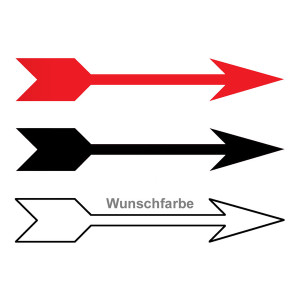 Richtungspfeil rechts links 50 x 8 mm