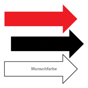 Richtungspfeil rechts links 50 x 20 mm