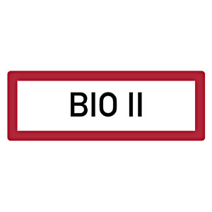 Feuerwehrzeichen BIO II DIN 4066